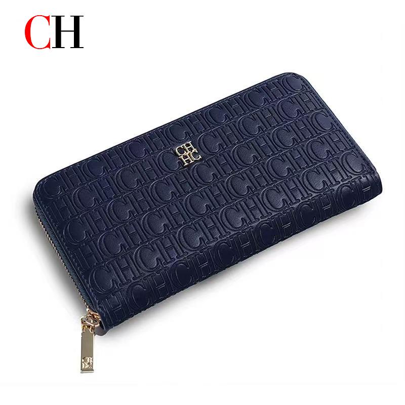 Diaper Wallet Portable - CH ファッションクラシック女性のポータブル財布ソリッドカラーデザインマルチレターエンボス加工女性の小銭入れミニマリスト