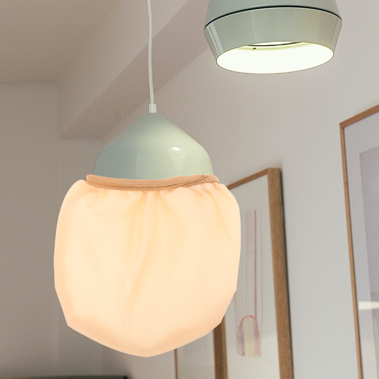 赤ちゃんに優しいランプカバー ディフューザー生地がLEDライ - Baby Nursery Light Shade のレビューと価格