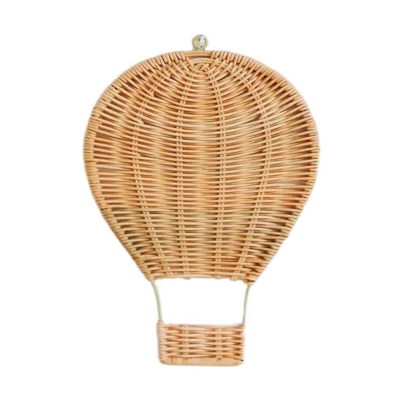 手作りラタン製熱気球ウォールハンギング、子供部屋保育園装飾、 - Baby Nursery Hot Air Balloon のレビューと価格