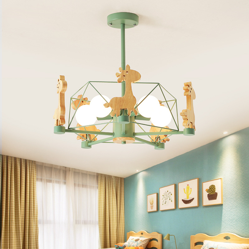 子供部屋,子供部屋,男の子,女の子,寝室用の無垢材の回転する - Baby Nursery Ceiling Light のレビューと価格
