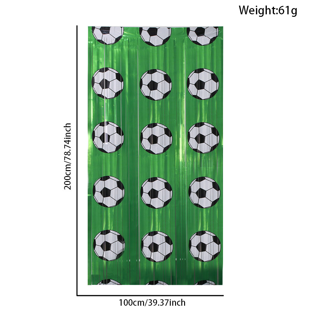 1x2m グリーンサッカーバックドロップ スポーツテーマ サ - Baby Nursery Green のレビューと価格