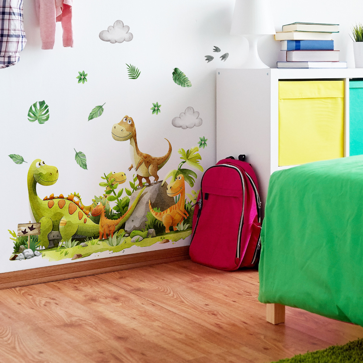 子供部屋,赤ちゃんの寝室,保育園,教室,装飾用のビニールステ - Baby Nursery Green のレビューと価格