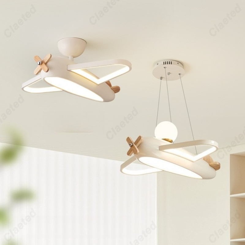 飛行機ランプ LED 子供部屋 ヘリコプターランプ モダン  - Baby Nursery Ceiling Light のレビューと価格