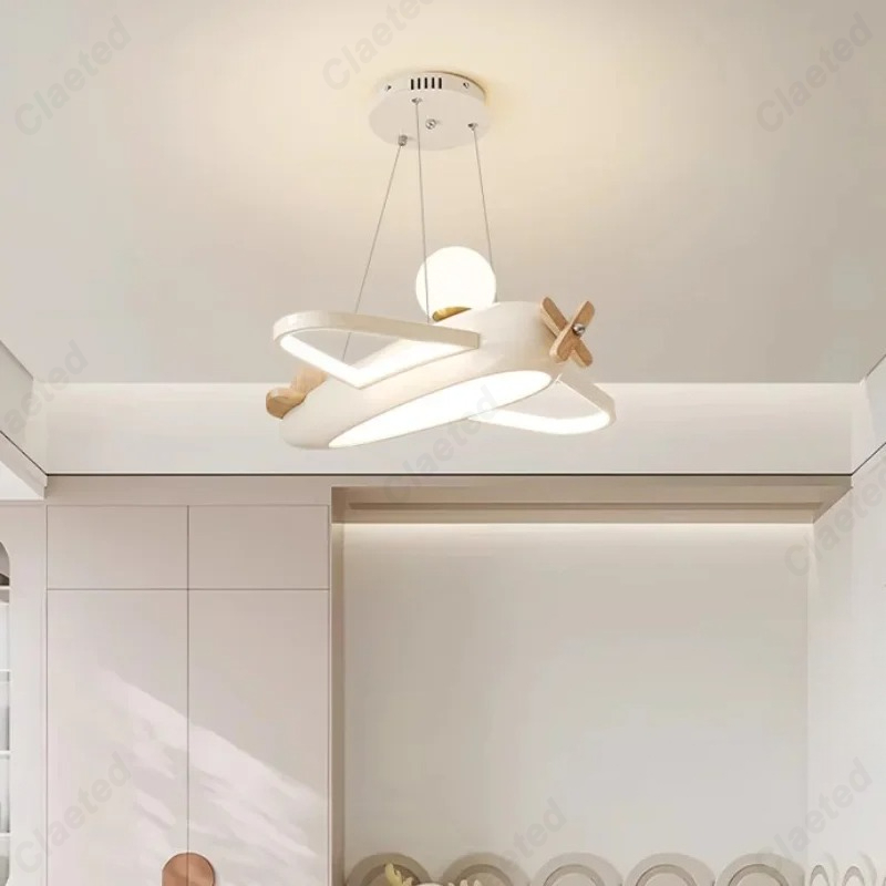 飛行機ランプ LED 子供部屋 ヘリコプターランプ モダン  - Baby Nursery Ceiling Light のレビューと価格