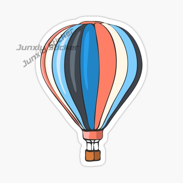 漫画風風船熱気球ウォールカーステッカー、ベビー部屋の装飾、保 - Baby Nursery Hot Air Balloon のレビューと価格