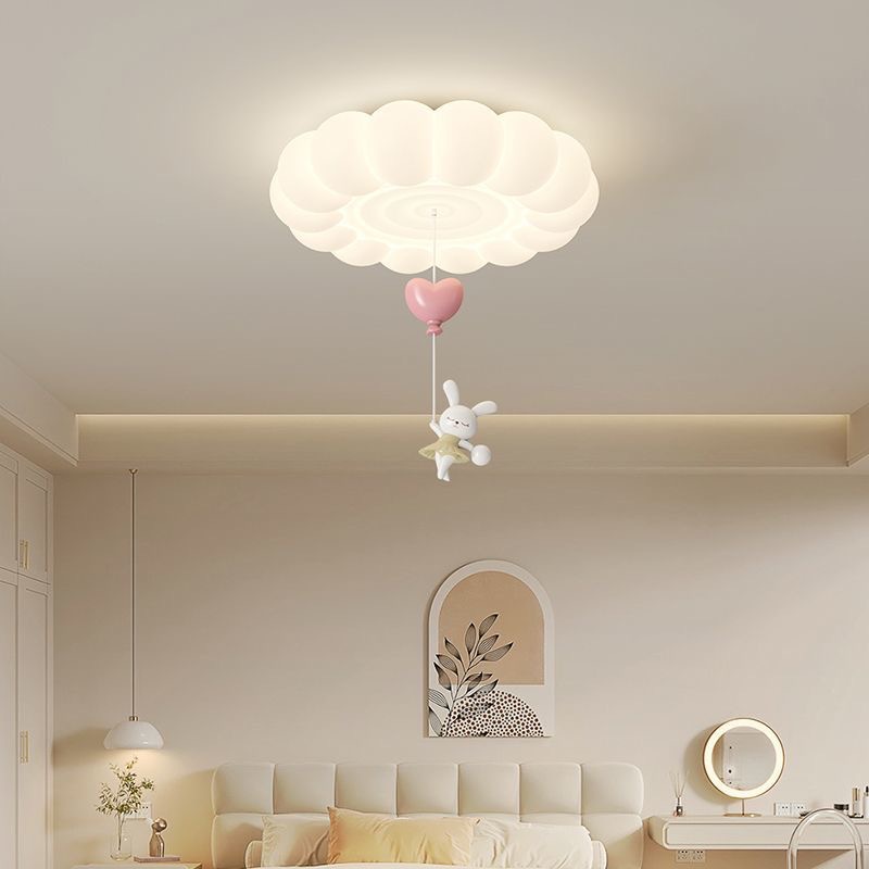 子供部屋クリームスタイルシーリングライト LED バブルクラ - Baby Nursery Ceiling Light のレビューと価格