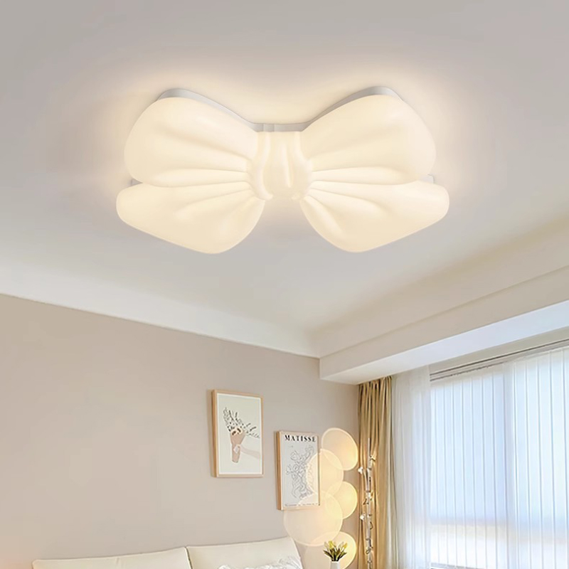 子供部屋女の子の寝室のシーリングライト LED ホワイトボウ - Baby Nursery Ceiling Light のレビューと価格